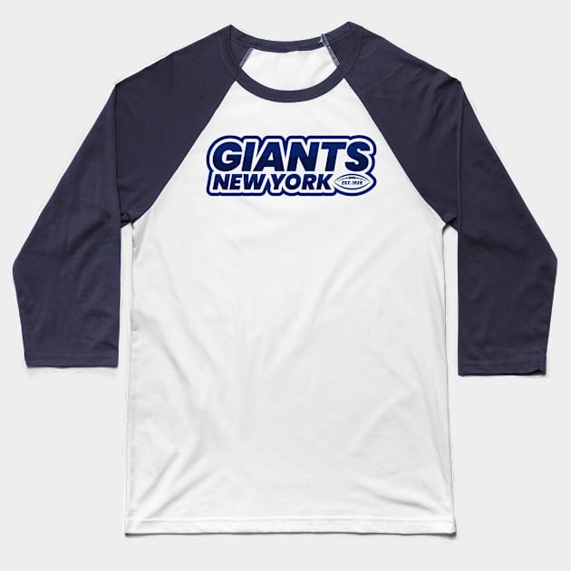 New York Giants 3 Baseball T-Shirt by Karambol